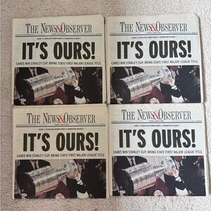 COPY - News and Observer vintage Hurricanes Stanley Cup 2006